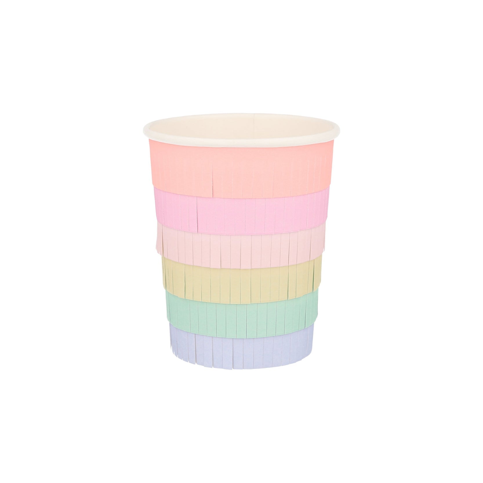 Rainbow Fringe Cups