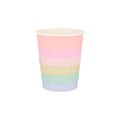 Rainbow Fringe Cups