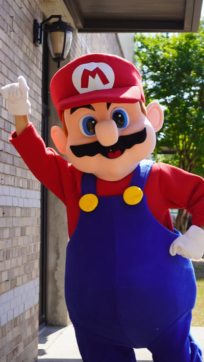 Italian Plumber Hero Character Party