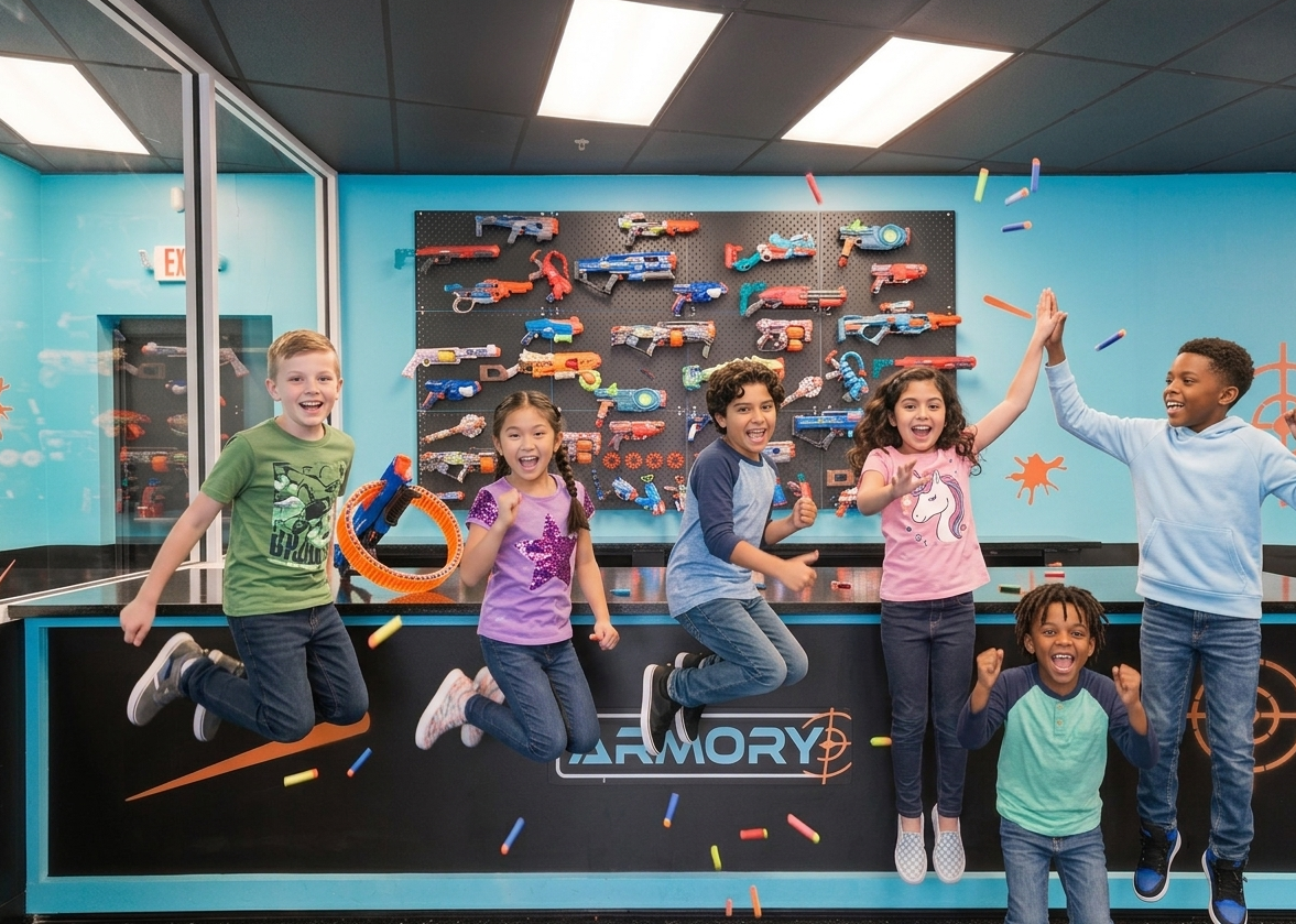 NERF Birthday Party: Brigade (party for 13-20 players)