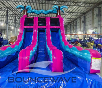 15' Dual Lane Ultra Shock Inflatable Water Slide Rental