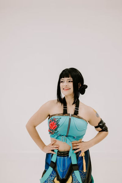 K-Pop Demon Hunter-Inspired Pop Star Zoe Party Character Visit - Blue