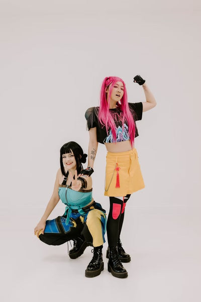 K-Pop Demon Hunter-Inspired Pop Star Zoe Party Character Visit - Blue