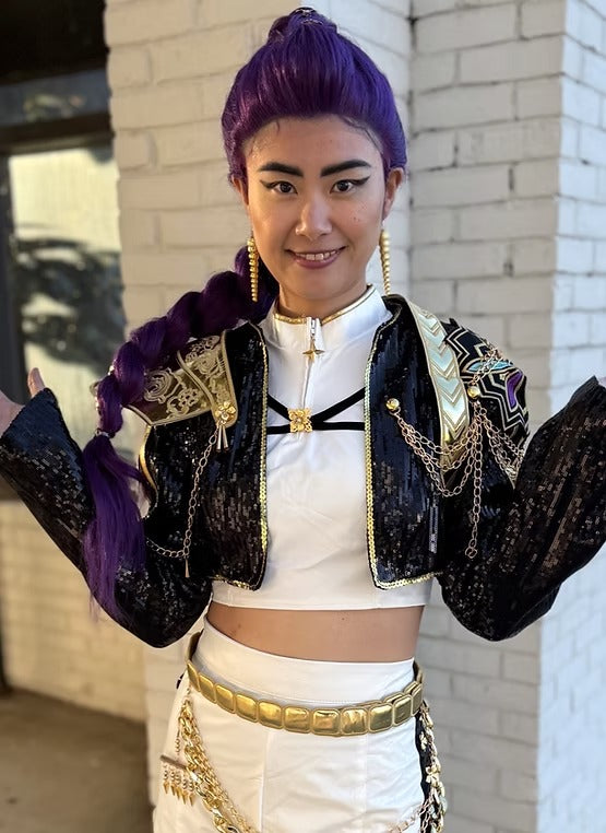 K-Pop Themed Lookalike Character - Purple