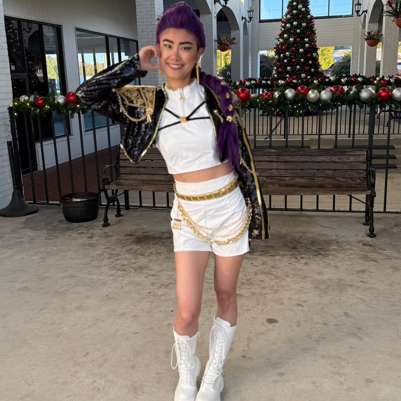 K-Pop Themed Lookalike Character - Purple