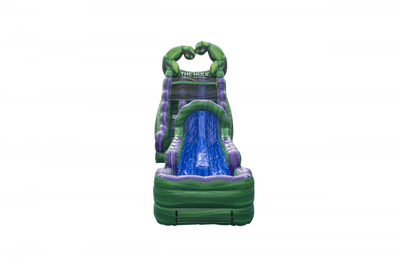 20' Hulk Smash Dual Lane Water Slide