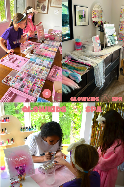 Glow & Glam: Ultimate Spa & Craft Party Package