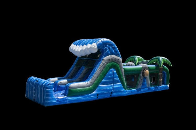 Blue Nile Obstacle Course with Dual Slide