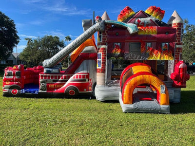 Fire Truck Bounce and Slide