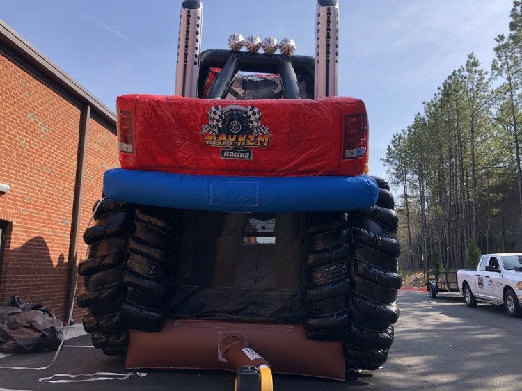 Monster Truck Deluxe XL Bounce and 15′ Slide