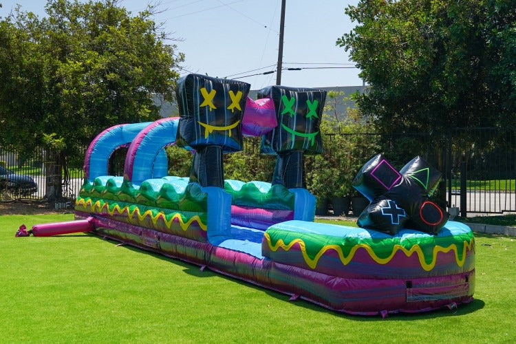 Level Up Gamer Slip N Slide Inflatable Water Slide Rental