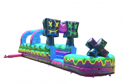 Level Up Gamer Slip N Slide Inflatable Water Slide Rental
