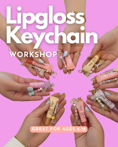 Lip Gloss Keychain Charm Bar