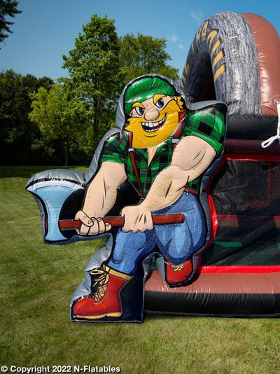 Lumberjack Axe Throwing Game Inflatable Rental