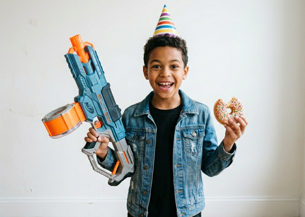 NERF Birthday Party: Brigade (party for 13-20 players)