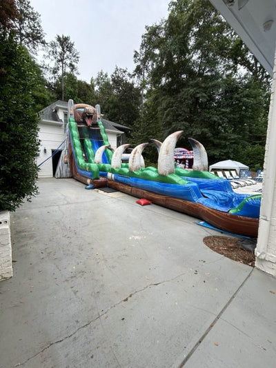 22' Jurassic Rush Water Slide with Slip N Slide