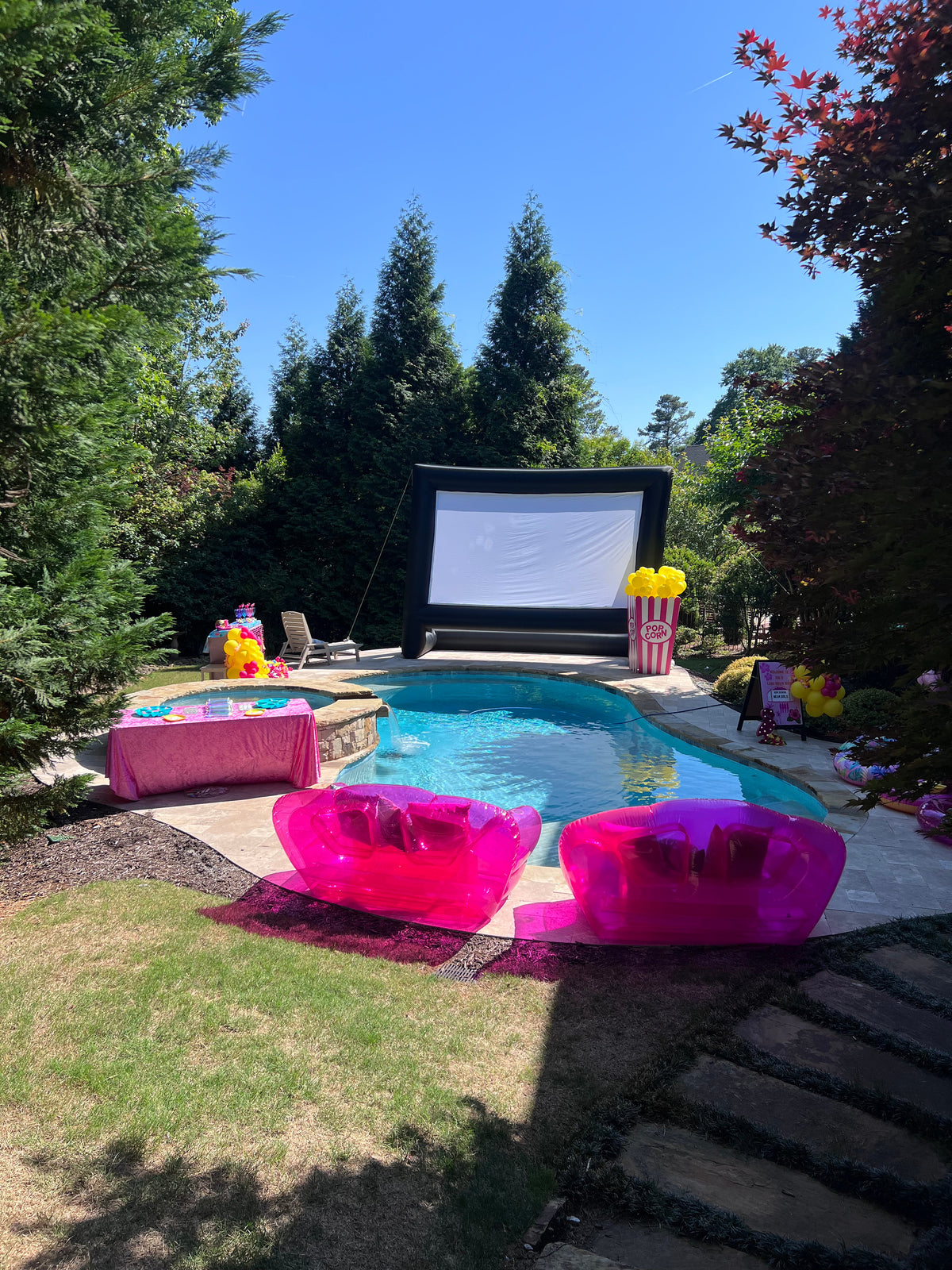 Luxury Outdoor Movie Night Experience