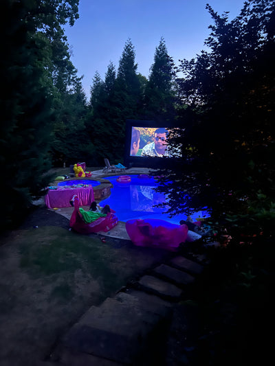 Luxury Outdoor Movie Night Experience
