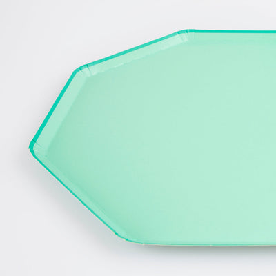 Sea Foam Green Dinner Plates