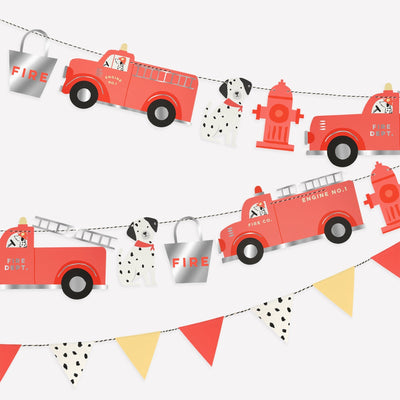 Fire truck Garland
