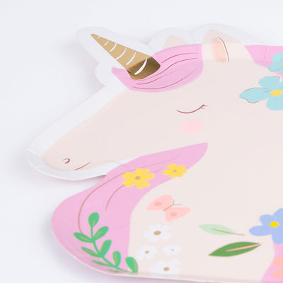 Meadow Unicorns Shaped Plates