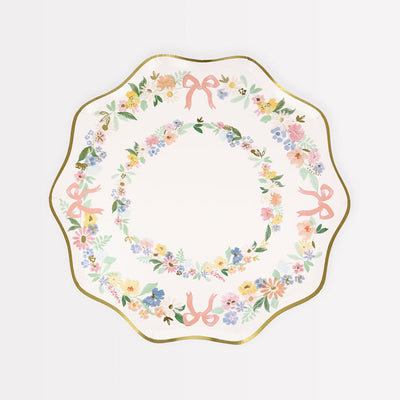 Elegant Floral Side Plates