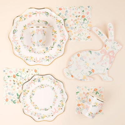 Elegant Floral Side Plates