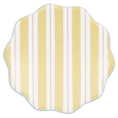 Preppy Stripe Dinner Plates