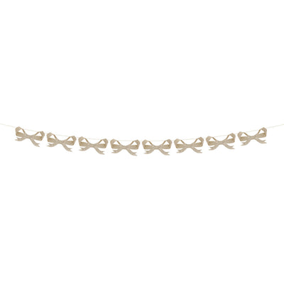 Glitter Bow Garland