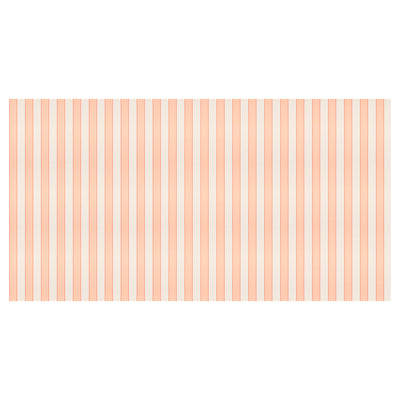 Peach Striped Tablecloth