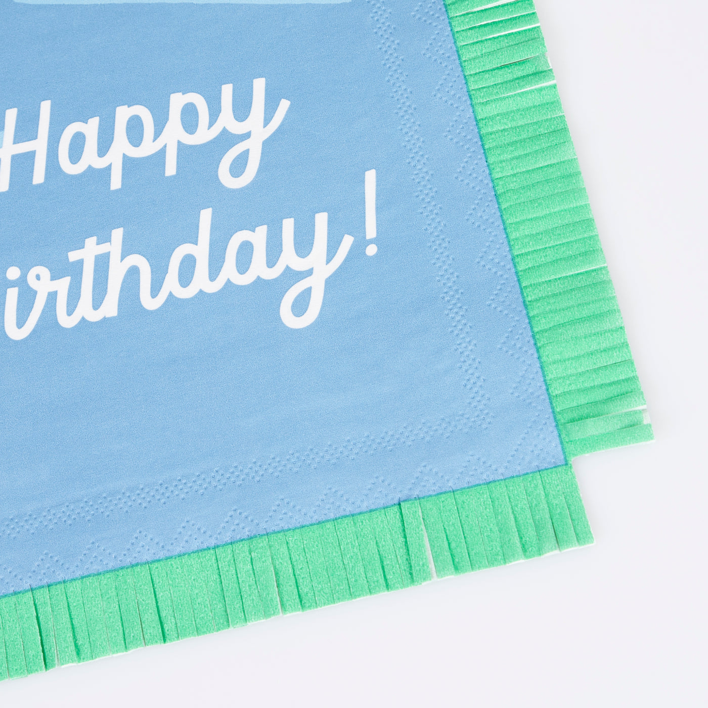 Mixed Fringe Happy Birthday Large Napkins