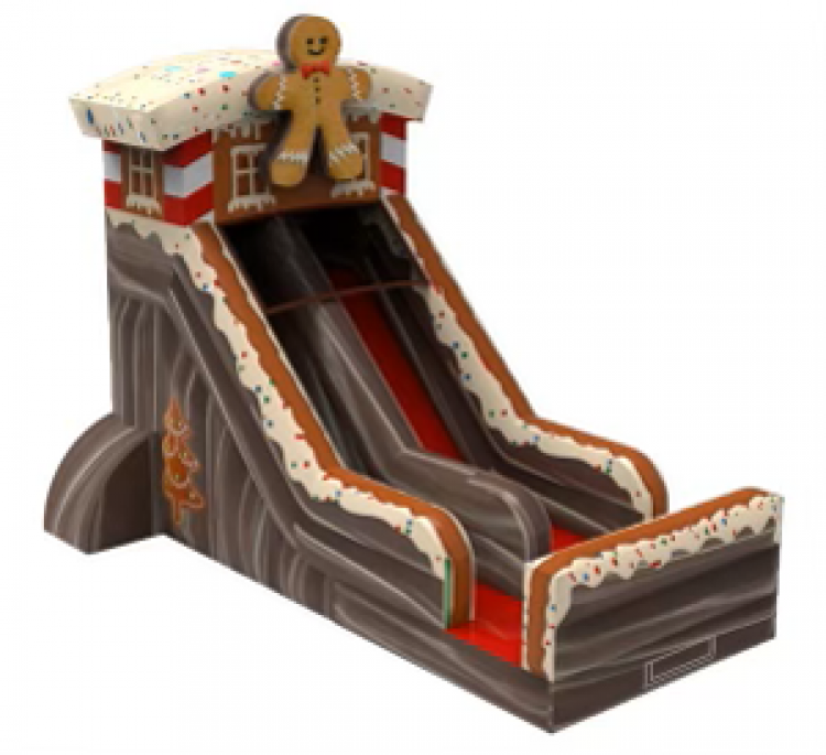 19' Gingerbread House Dry Slide