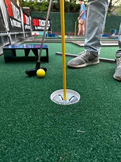 Mobile Glow-in-the-Dark Mini Golf
