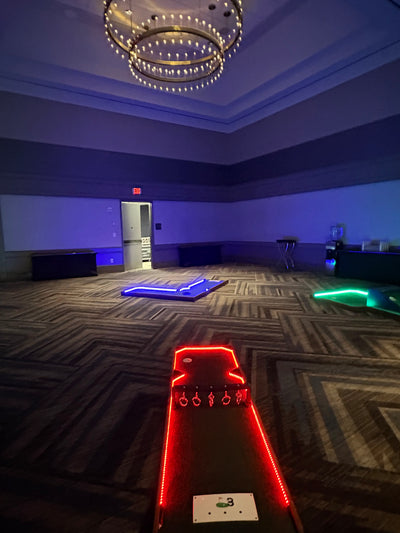 Mobile Glow-in-the-Dark Mini Golf