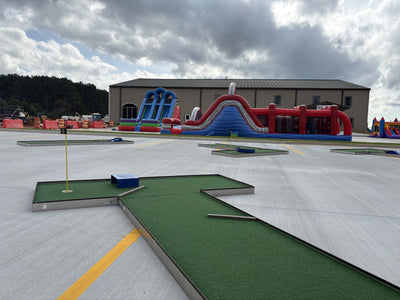 Mobile Glow-in-the-Dark Mini Golf