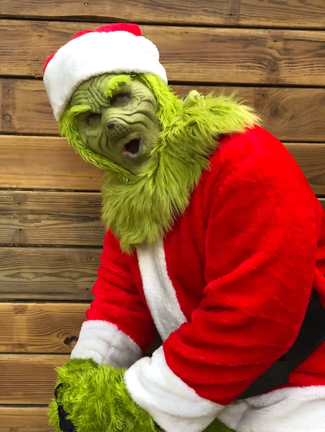 Mr. Grinchy - Prostetic Character Party Visit