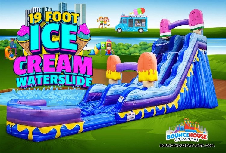 19' Ice Cream Pop Water Slide Rental