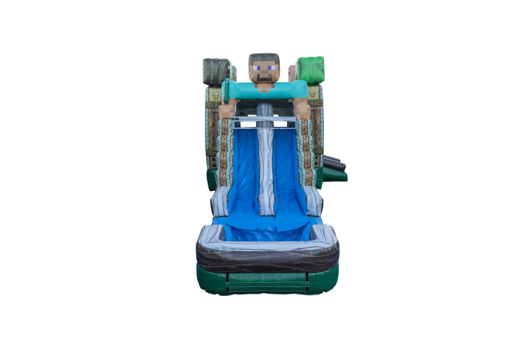 Minecraft Dual Lane Bounce and Slide Combo