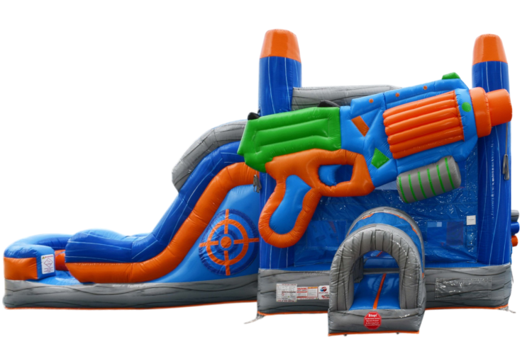 NERF Blaster Bounce and Slide Combo