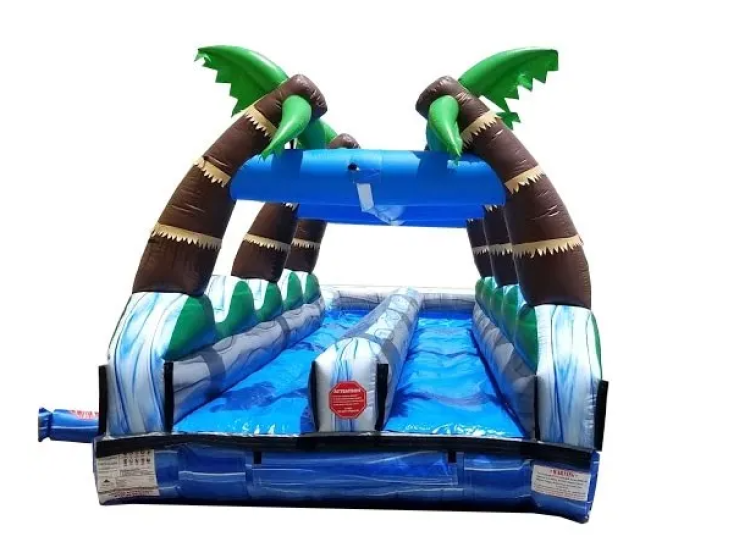 35' Tropical Palms Dual Lane Slip N Slide