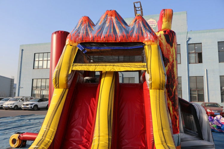 Floor is Lava Dual Lane Bounce and Slide