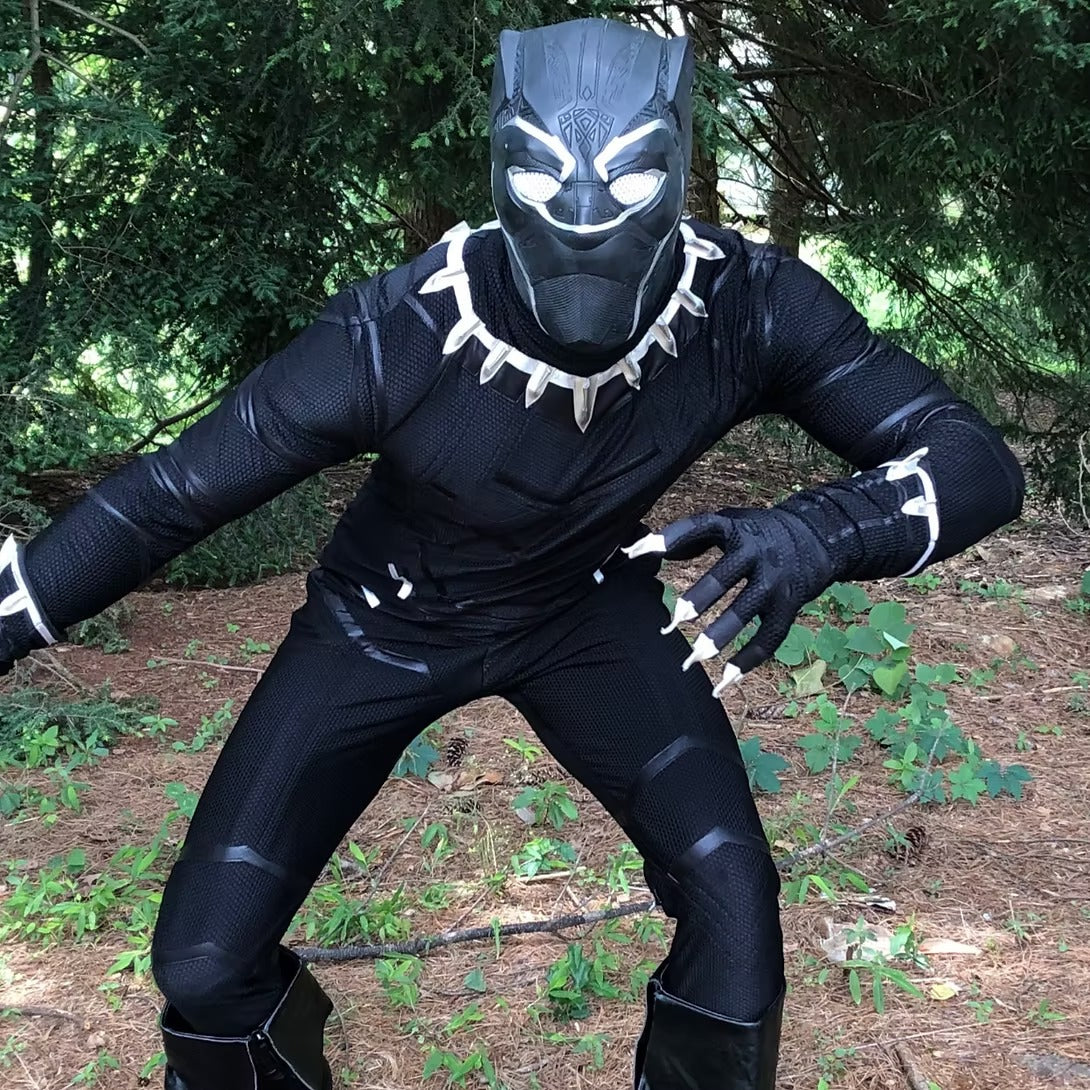 Panther King Character Party Visit