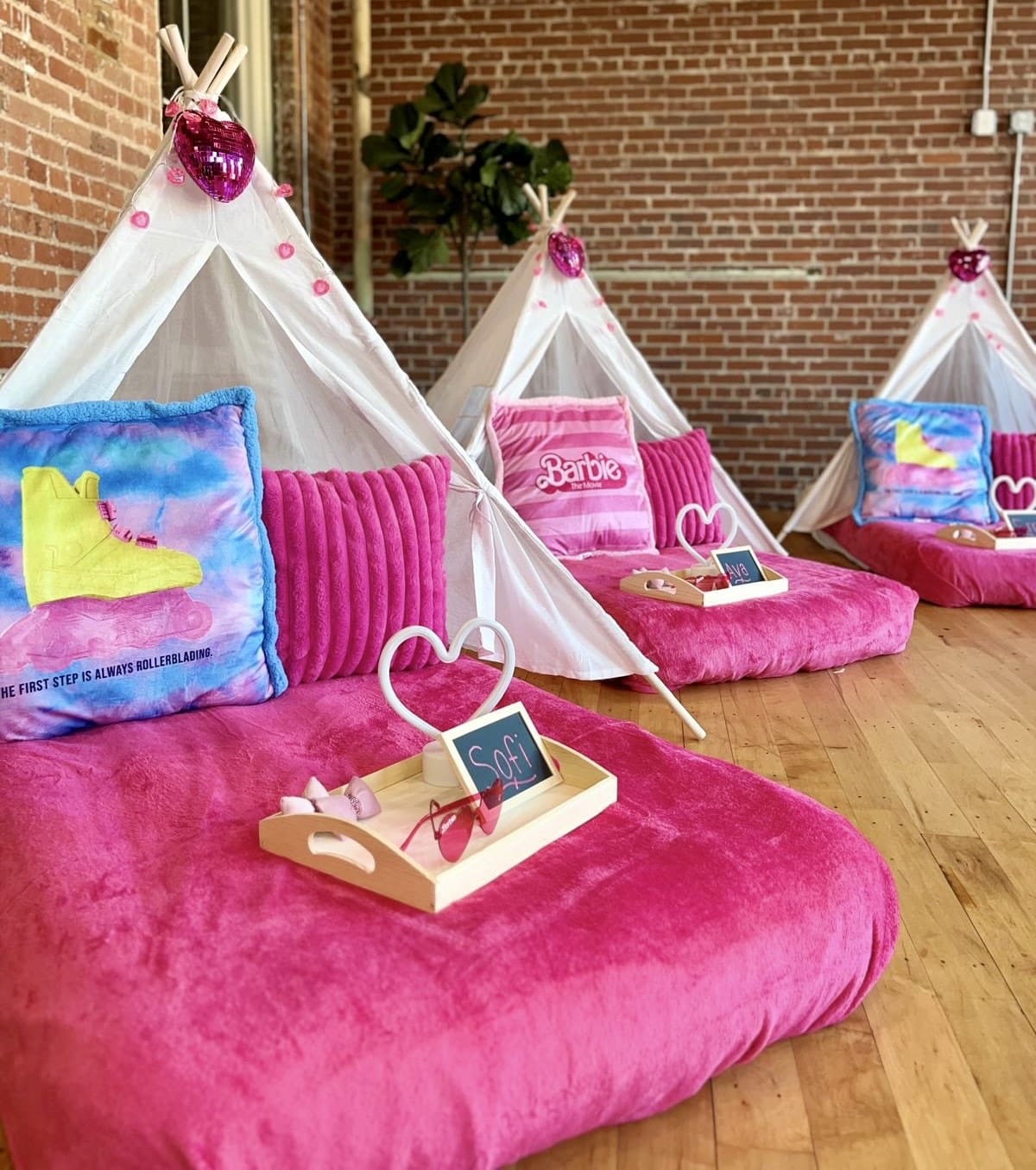 Themed Slumber Party Teepees by Cozy Corner Sleepovers