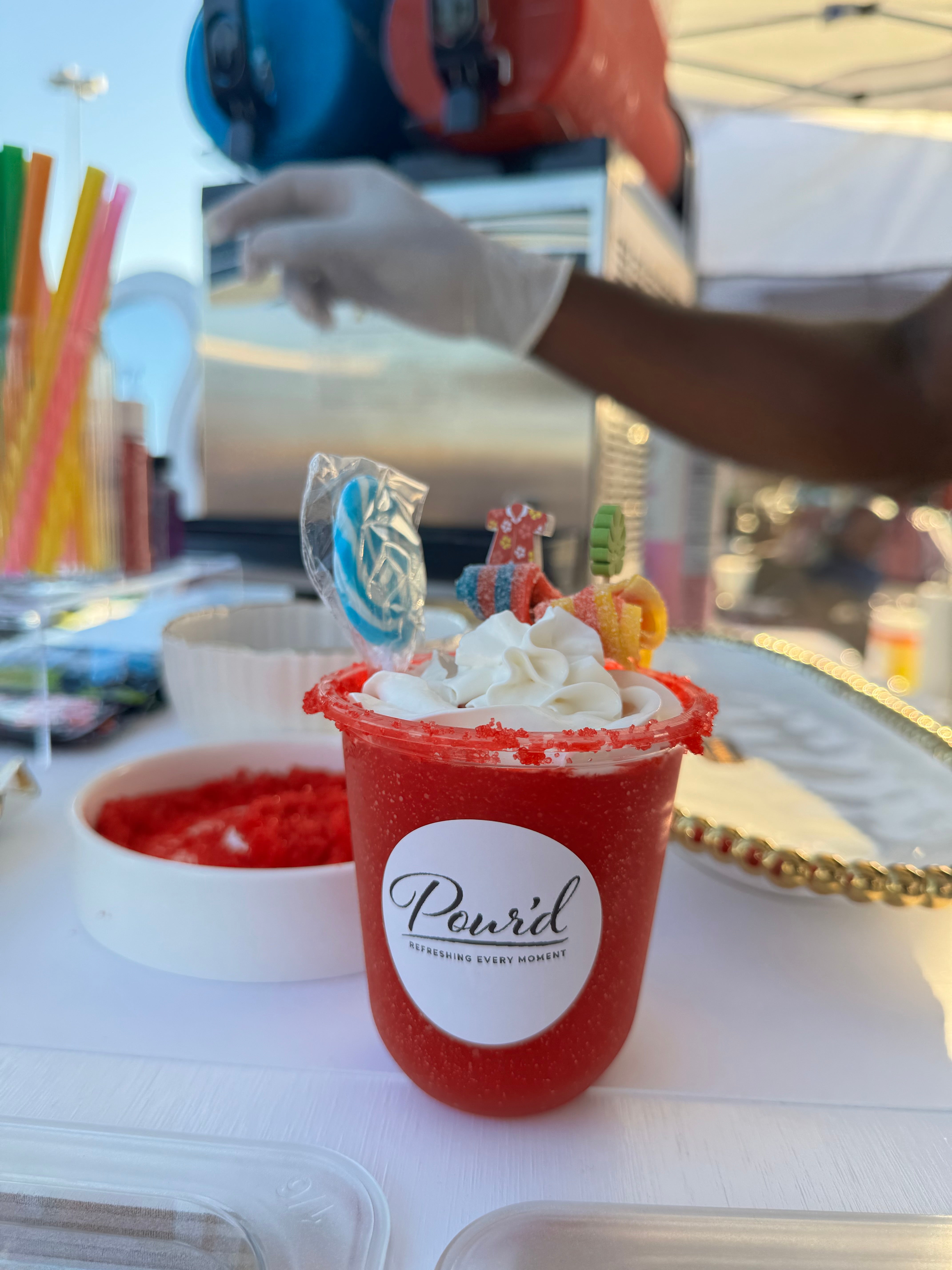 Pour'd Slush Cart in Atlanta  for 100 Guests - The Perfect Pour'd Package
