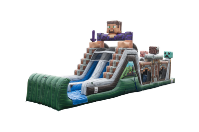 Minecraft Inflatable Obstacle Course Rental