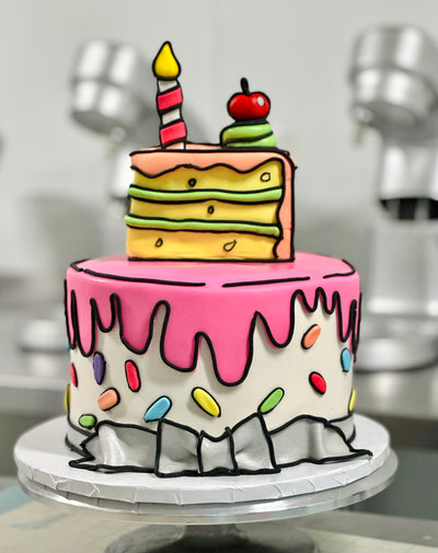 Premium Single Tier Custom Cake