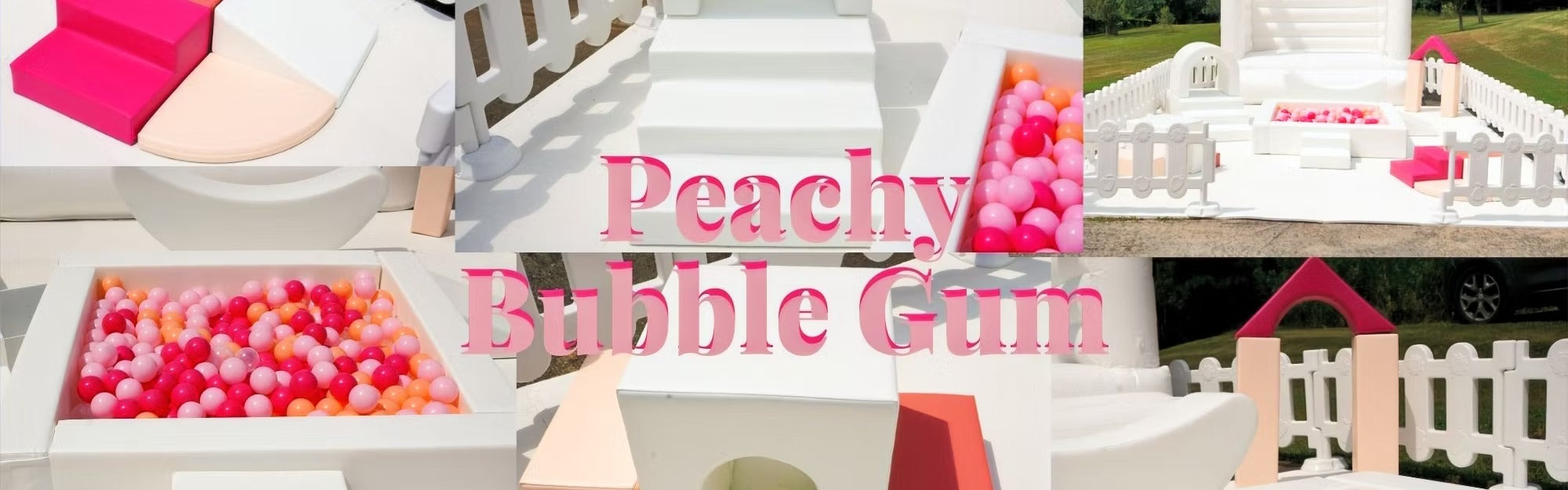 Premium Soft Play Party Rental: 10’ x 10’ Soft Play Area & 4’ x 4’ White Ball Pit