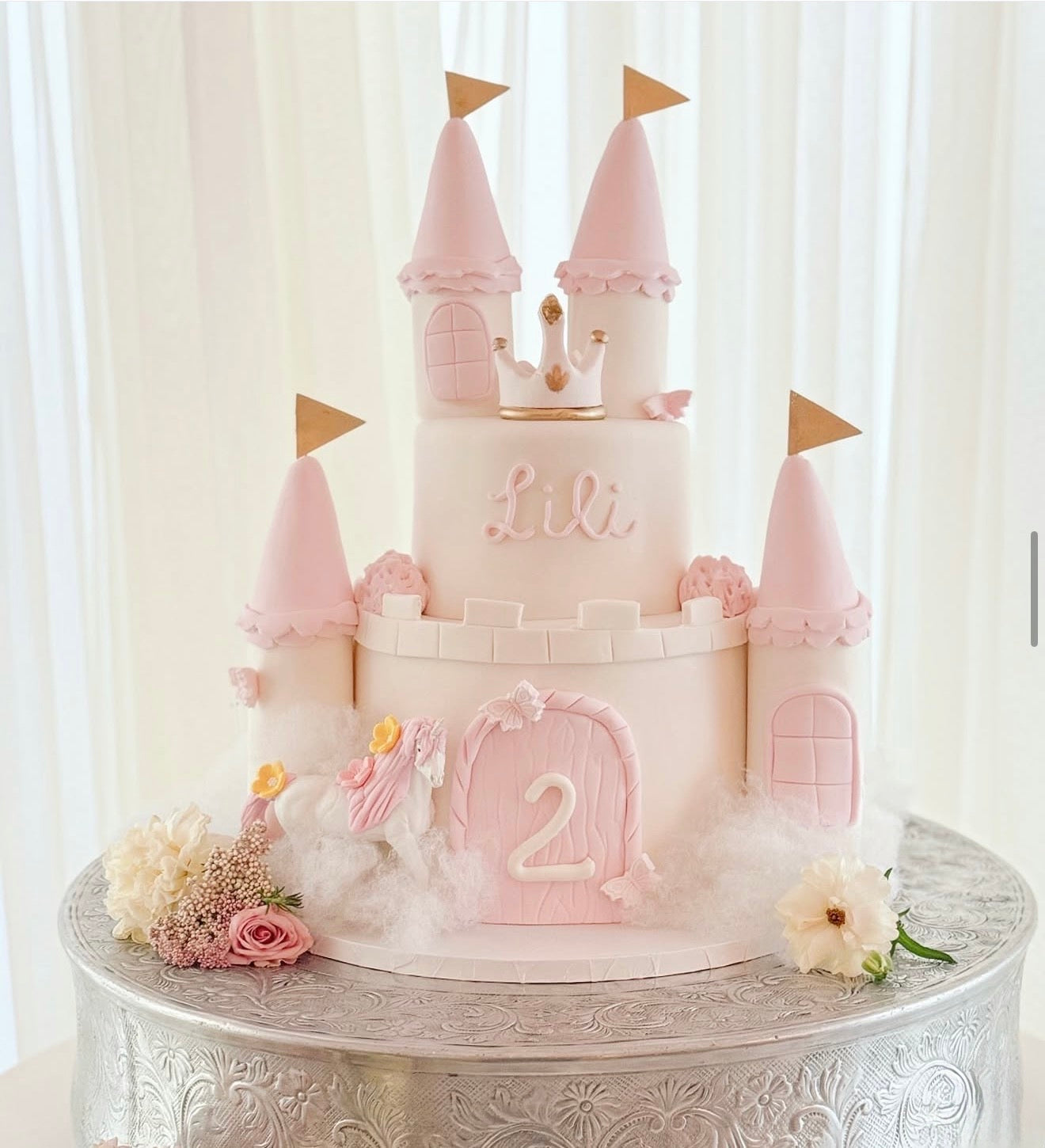 Princess Castle Cake