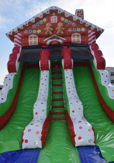 16' Dual Lane Gingerbread Slide