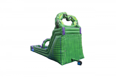 20' Hulk Smash Dual Lane Water Slide
